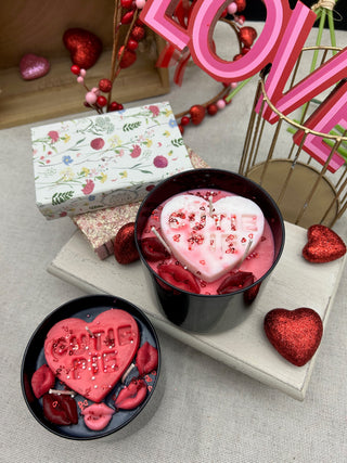 Candy Hearts Scented Candles